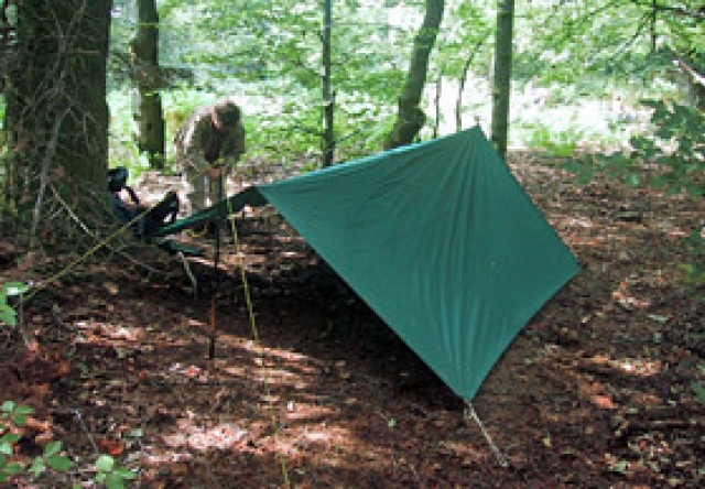 Gruppenausrüstung stellen wir (Tarps z.B.)