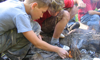 Feuer Tag mit Schulklassen